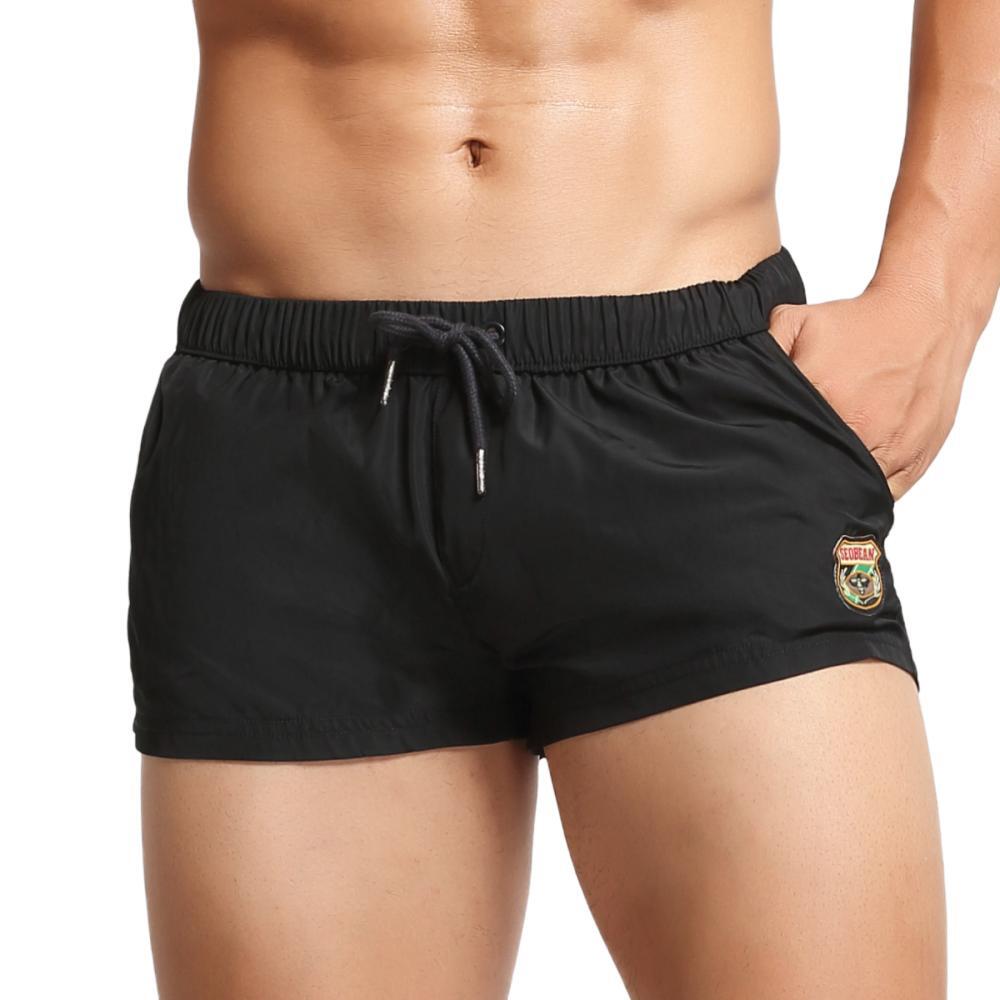 Shorts de plage pour homme SEOBEAN, shorts à séchage rapide, 100% polyester, shorts de bain tendance pour les vacances d'été, shorts de bain pour homme