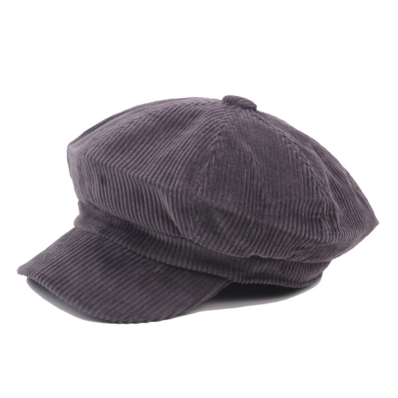 COKK-casquette Newsboy, béret pour femmes, automne hiver, casquette octogonale de peintre, chapeau Vintage anglais, Gorras Boina Feminina