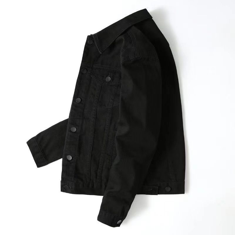 Manteau en denim décontracté pour hommes et femmes, veste à revers blanc simple, vêtements pour hommes, modèles de printemps et d'automne, nouveau, 2024