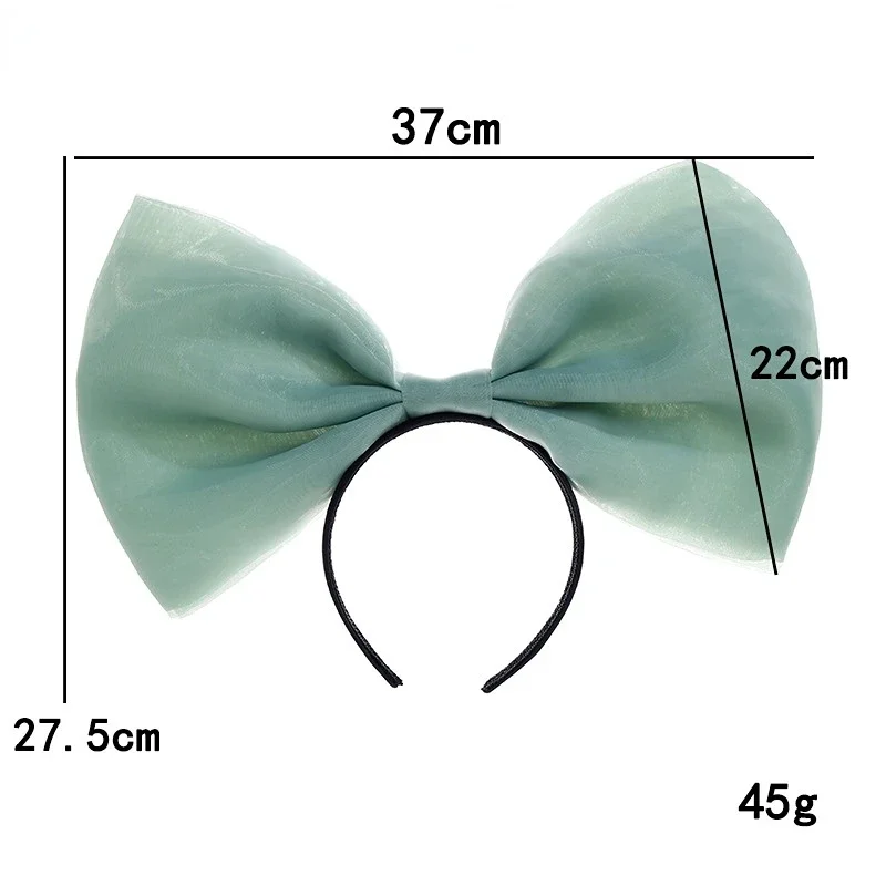 Couvre-chef pour femmes et filles, grand nœud de cheveux, énorme bandeau à nœud papillon, cerceau pour Cosplay, accessoire de cheveux à la mode