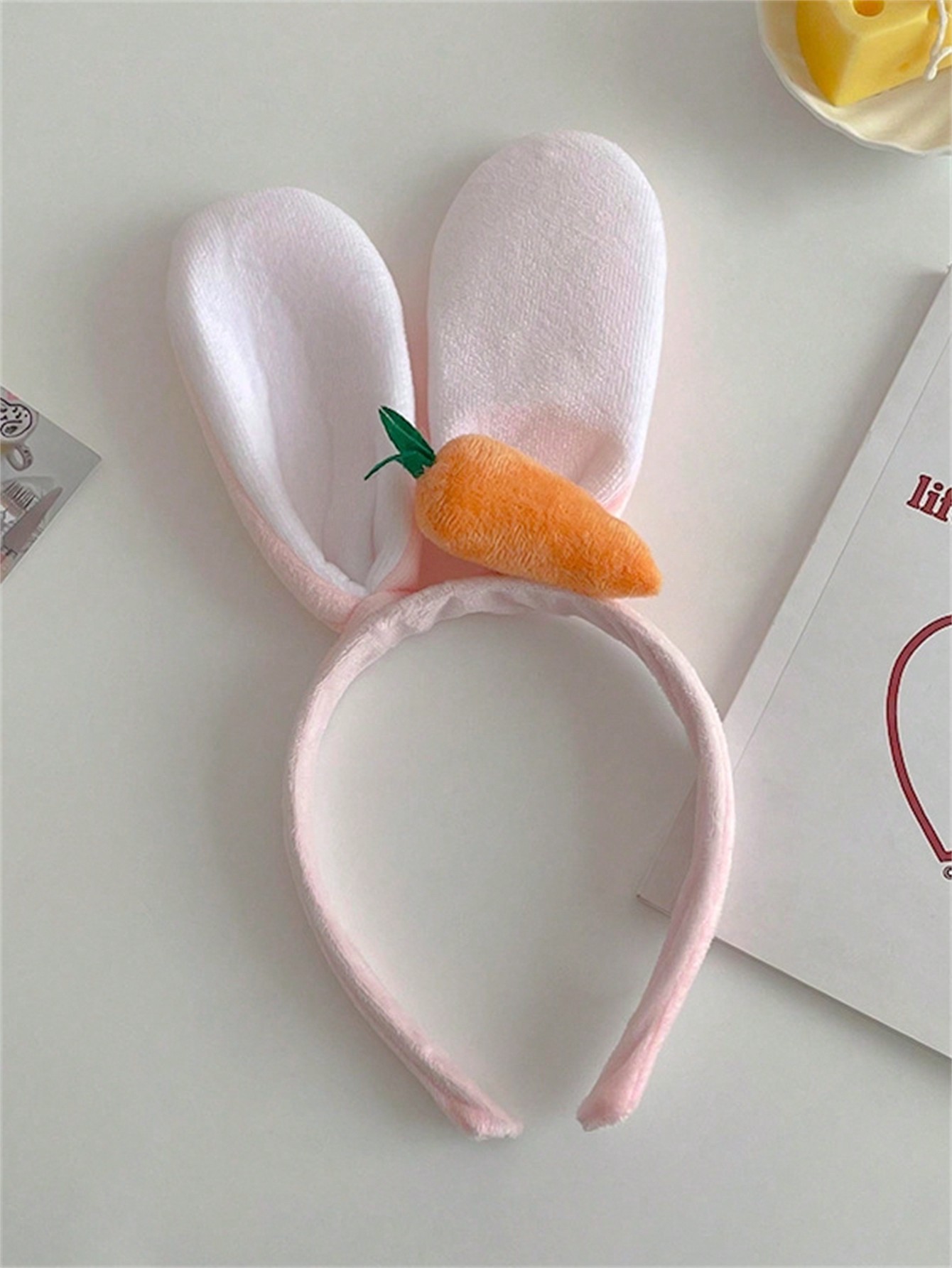 1 bandeau pour cheveux, mignon, grandes oreilles de lapin, pour femmes, nouvelle carte de cheveux en peluche pour le lavage du visage, automne et hiver 2024