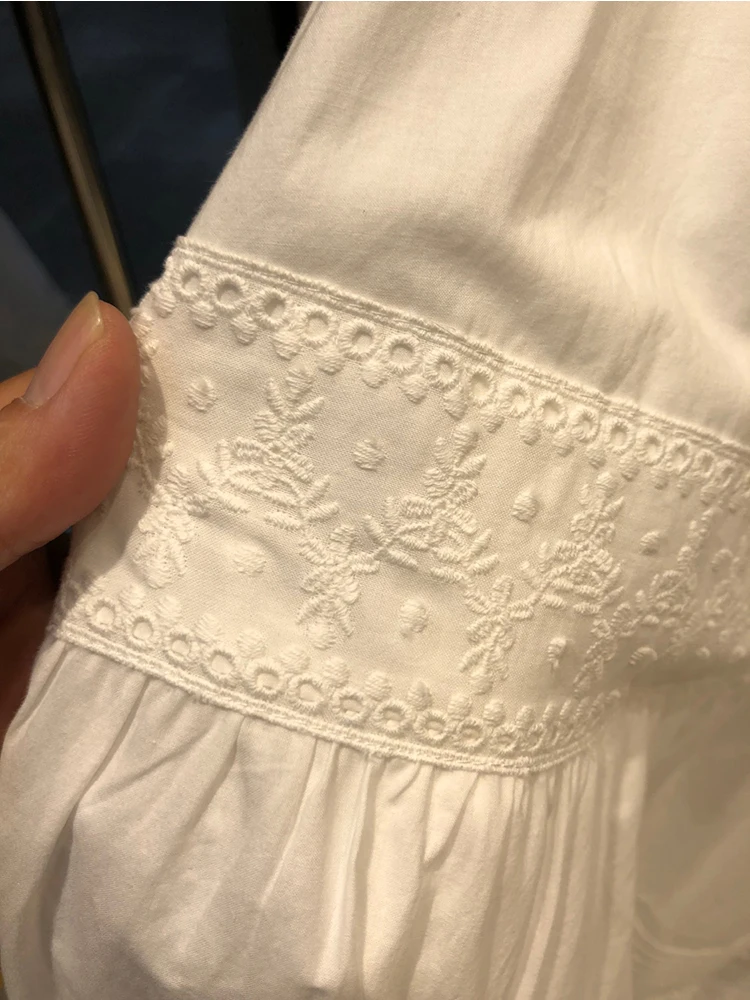 Jupe mi-longue en dentelle élégante, taille haute, ample, mode coréenne décontractée, couleur unie, Design pour filles chaudes, jupe blanche Chic