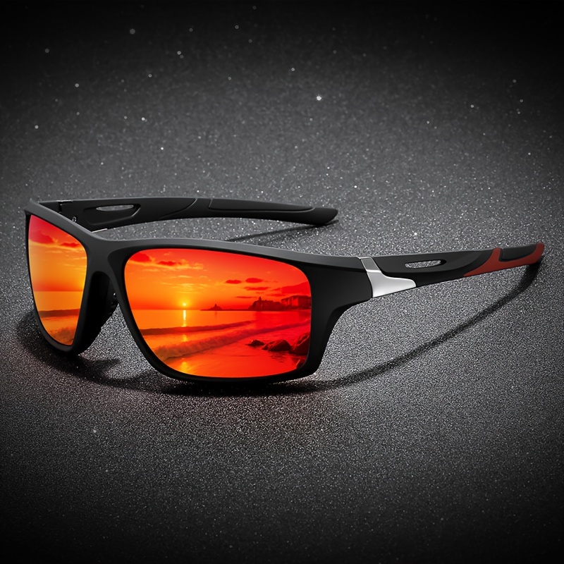 Nouvelles lunettes de soleil de sport polarisées pour hommes, monture de lentille TAC de haute qualité, bord complet, Protection UV, alliage décoratif, pour l'escalade