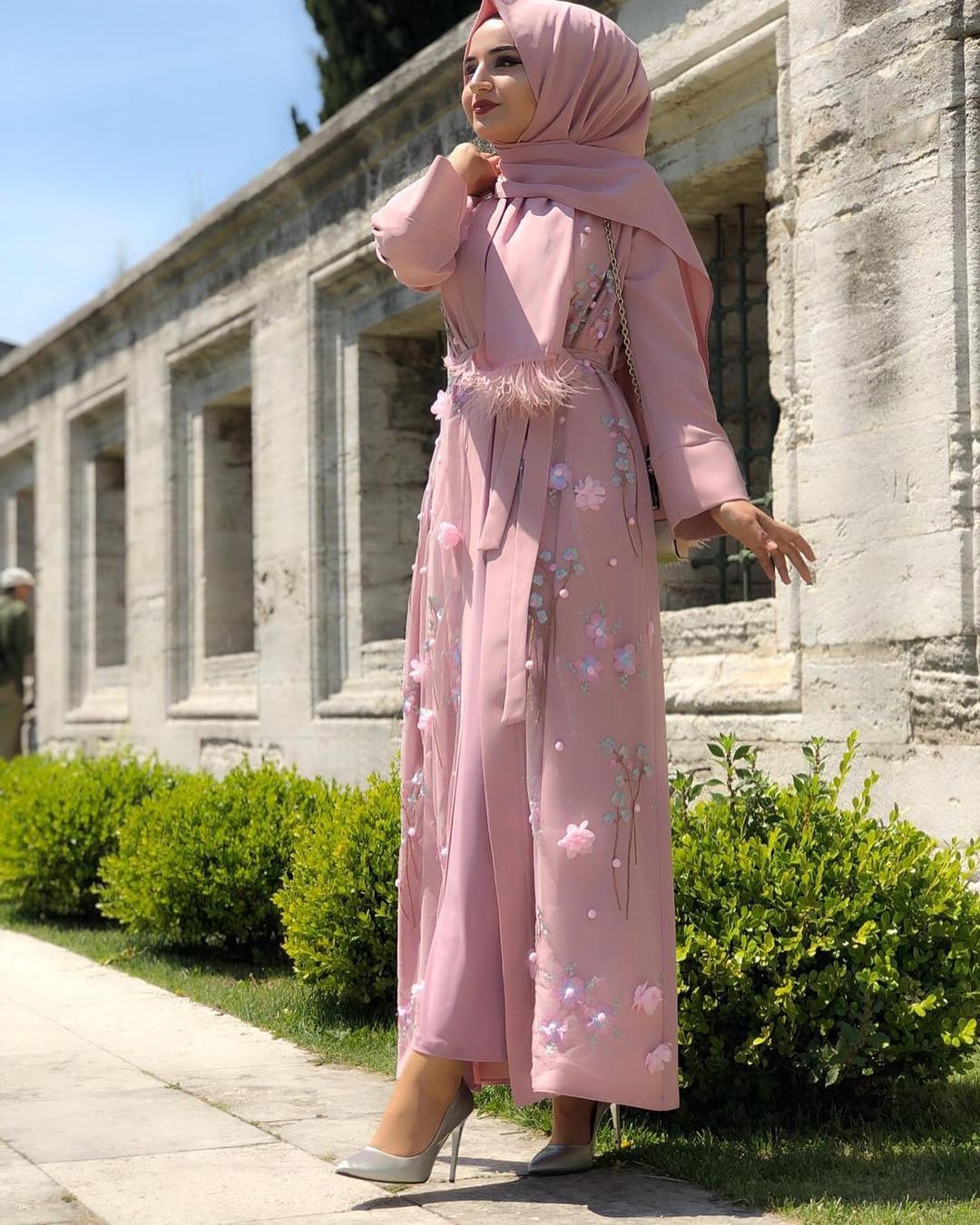 Abayas à fleurs pour femmes, robe musulmane du Ramadan, vêtements islamiques, Djellaba Eid Mubarak, Abaya ouverte de Dubaï, Kaftan de Turquie, Jalabiya
