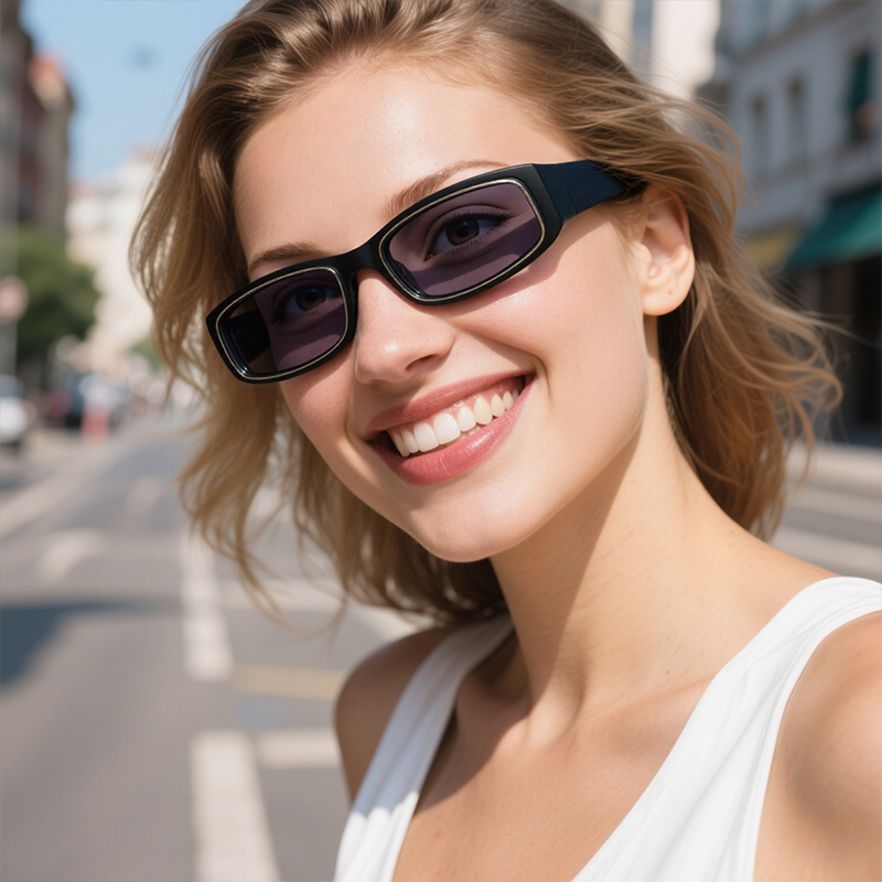 Lunettes de soleil pour hommes et femmes, rétro, petite monture, haute qualité, pour l'extérieur, conduite, plage, vacances, accessoire