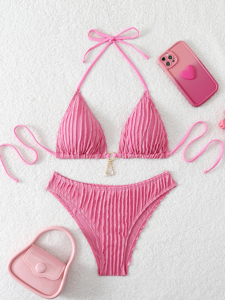 Maillot de bain sexy pour femme, ensemble bikini deux pièces, tendance plage, collection 2026, vêtements de bain féminins pour la plage