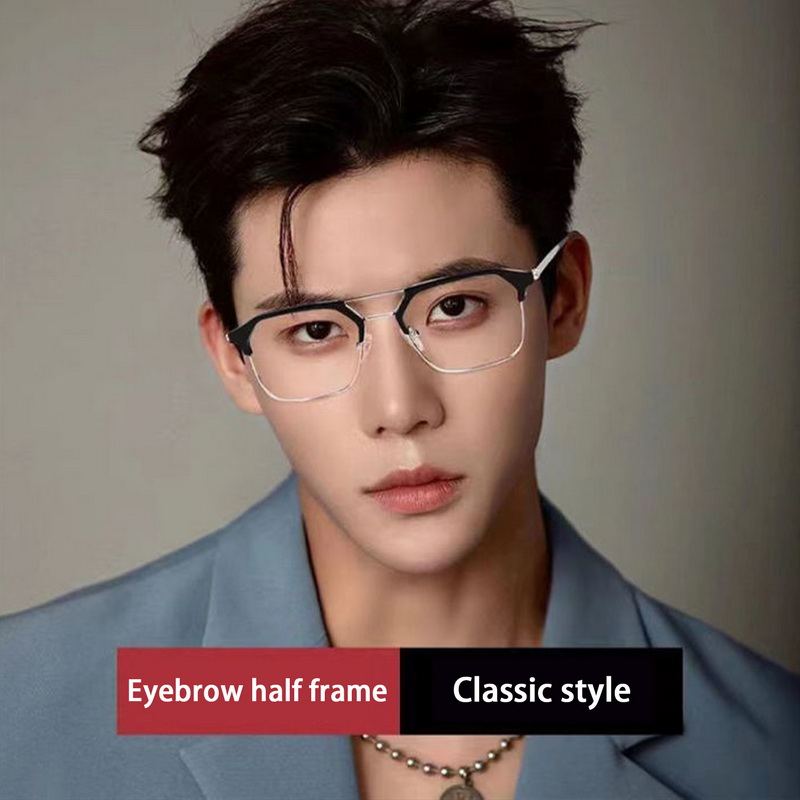 Lunettes de myopie de marque de luxe, monture carrée noire, anti-lumière bleue, pour femmes et hommes, lunettes de vue unisexes, dioptries de 0 à -4.0