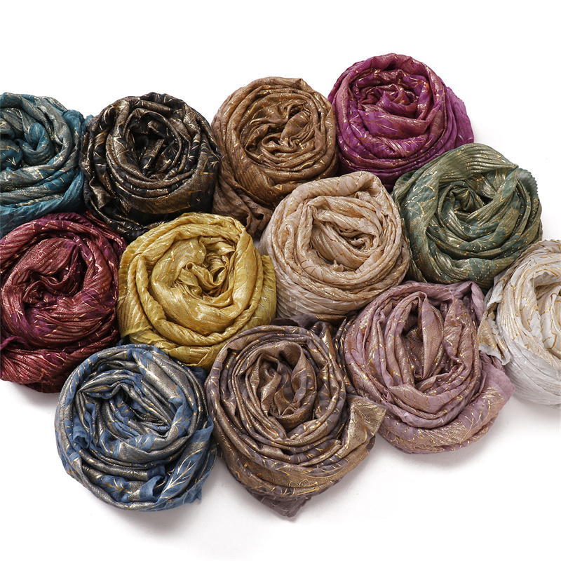 Longue écharpe rayée en coton et lin 80x180cm pour femme, foulard hijab à la mode pour dame, enveloppes, châles, bande de sauna musulmane, écharpes islamiques