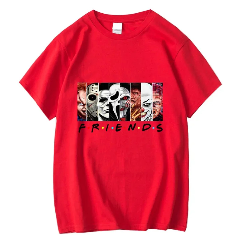 T-shirt à col rond imprimé Funny Friends pour hommes, 100% coton, haute qualité, été cool, t-shirt décontracté pour hommes