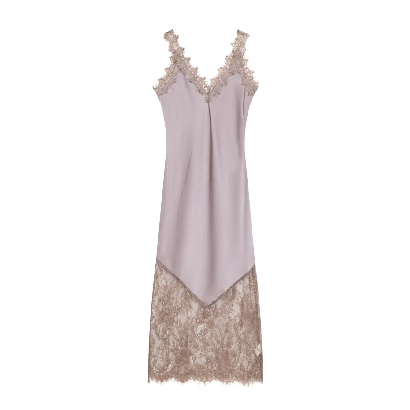 Robes longues en satin et dentelle pour femmes, robes de soirée sexy sans manches à col en V pour l'été, robes de soirée élégantes pour femmes, robes dos nu