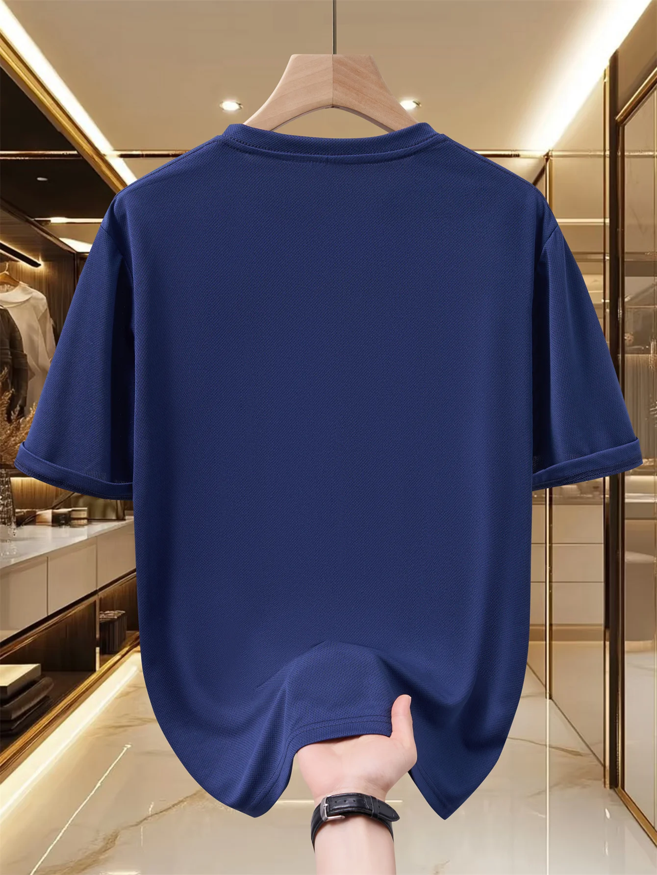 T-shirt pour homme - T-shirt décontracté et tendance à manches courtes - T-shirt d'été haut de gamme à séchage rapide - T-shirt pour homme pour les trajets quotidiens
