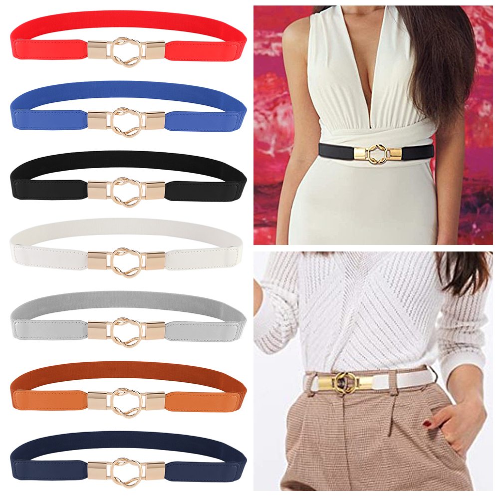 Ceinture élastique fine pour femme, ceinture de taille ronde commandée, ceintures de smoking élégantes, ceinture de cuir chevelu à la mode, accessoires vestisens