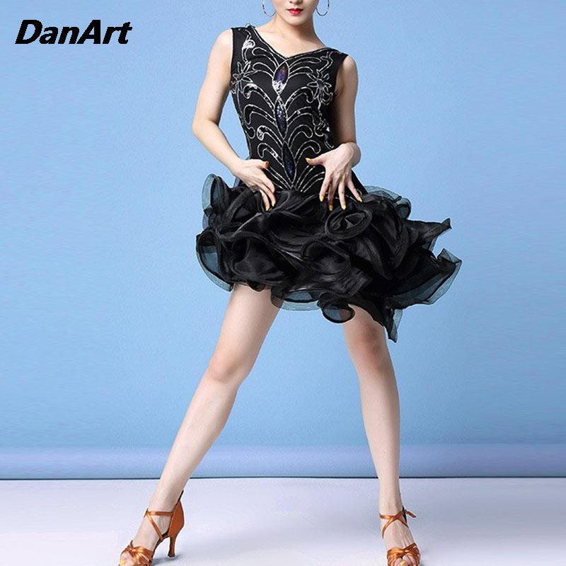 Robe de concours de spectacle de danse latine pour femmes/dames, robe en queue de poisson, Sexy, pour adultes, danse éblouissante, Rumba, Salsa, Tango, salle de bal