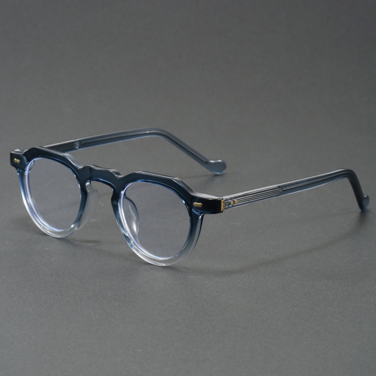 Monture de lunettes optiques rondes rétro en acétate pour hommes et femmes, lunettes rétro
