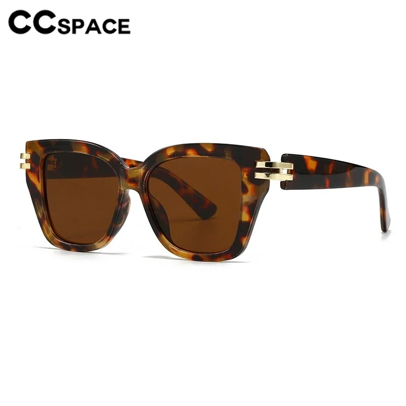 Lunettes de soleil carrées de luxe pour femmes, Design de marque, grande taille, rétro, pour l'extérieur, protection solaire décontractée, vacances, voyage, UV400 # 301633