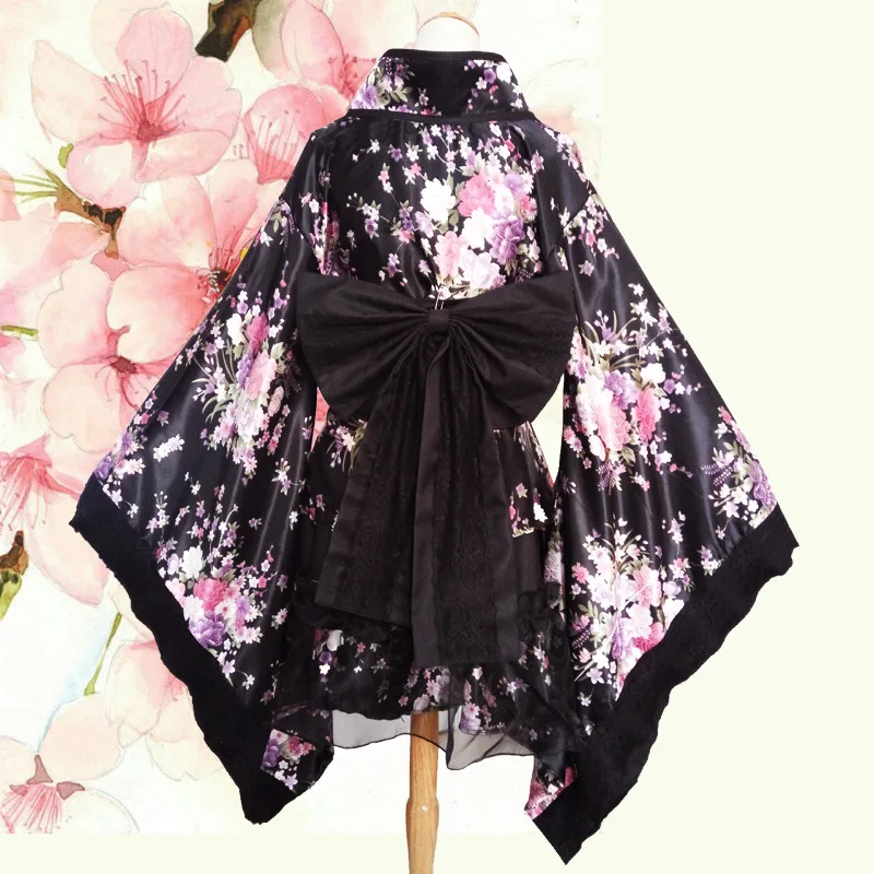 Kimono sexy, robe de demoiselle d'honneur japonaise, robe de fête pour femmes, costume de danse, costume de jeu de rôle anime, ensemble d'Halloween