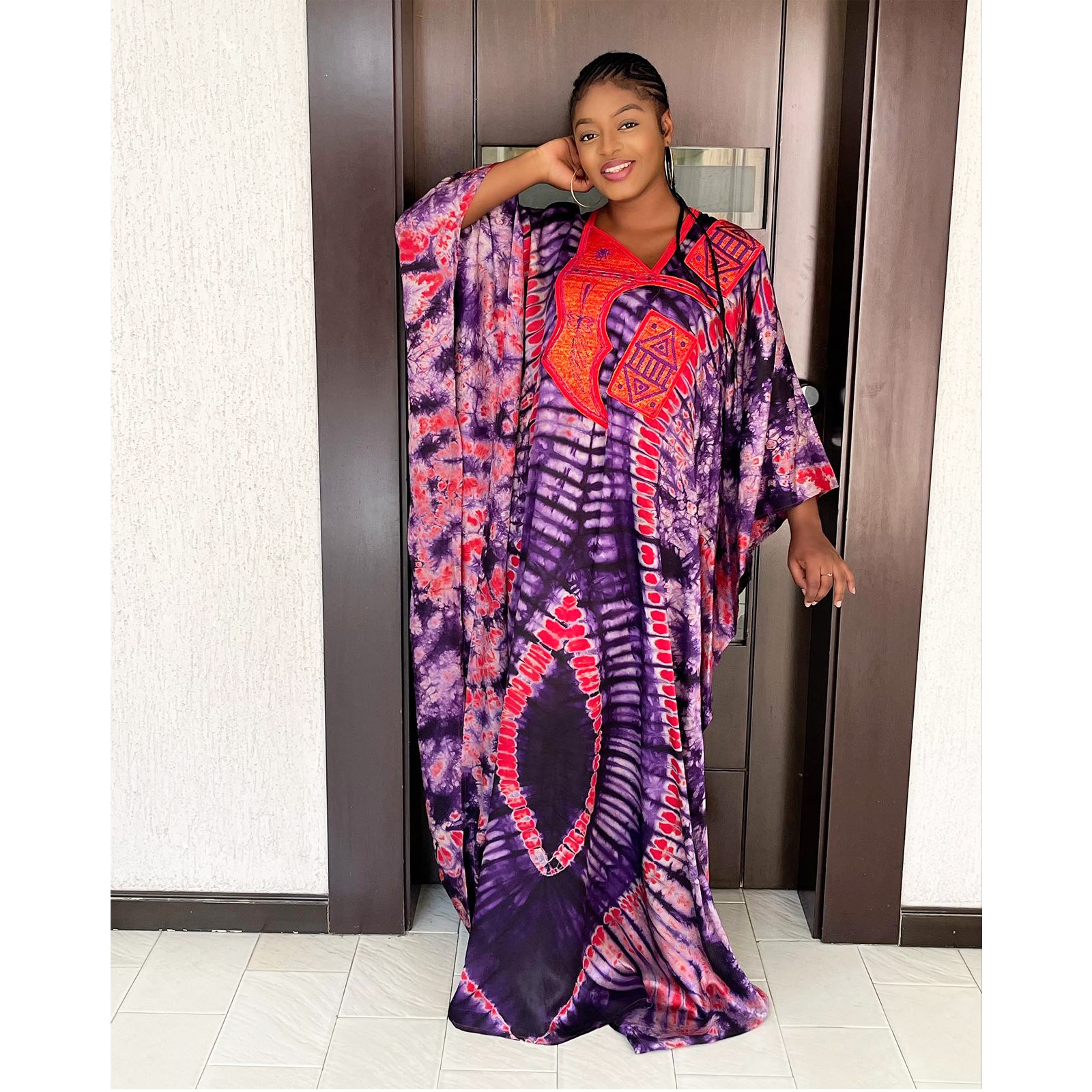 Robes africaines pour femmes cravate teinte Dashiki broderie Design Couple mode robe élégante avec écharpe
