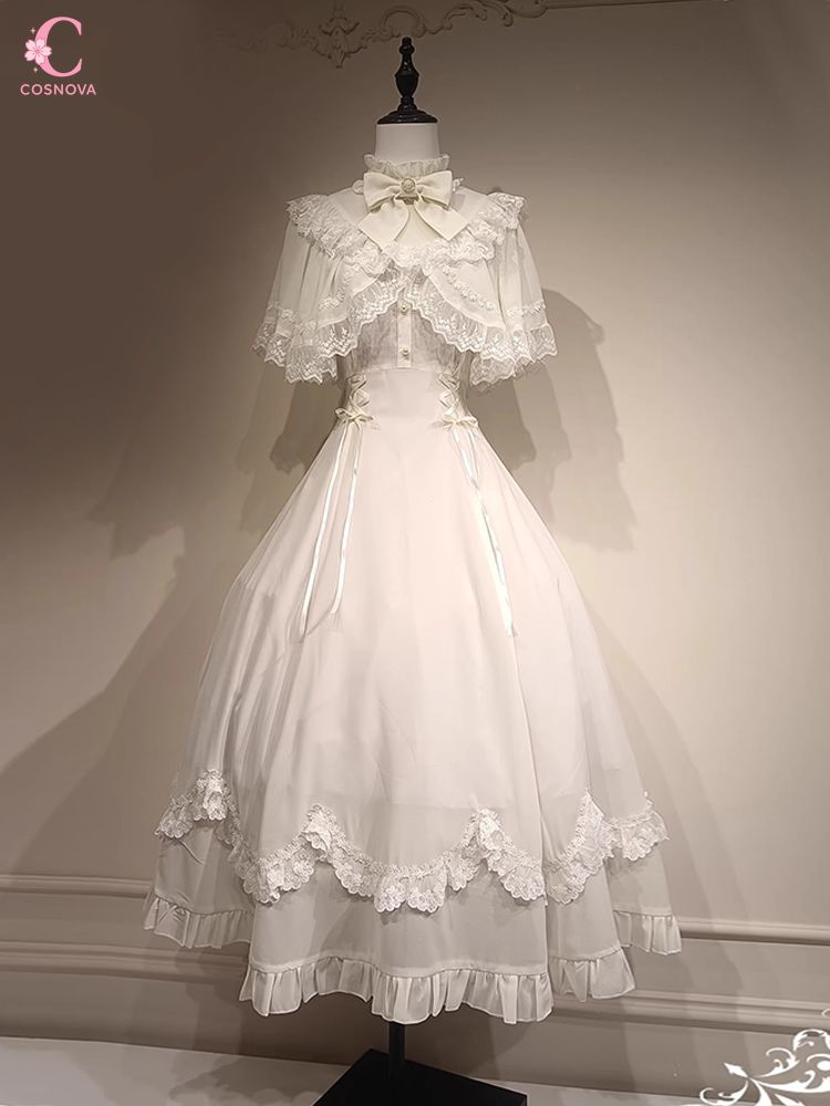 Robe Midi Élégante Française avec Nœud Papillon et Dentelle, Patchwork, Taille Cintrée, Chic, de Créateur, pour Femme, Tenue de Soirée Féerique