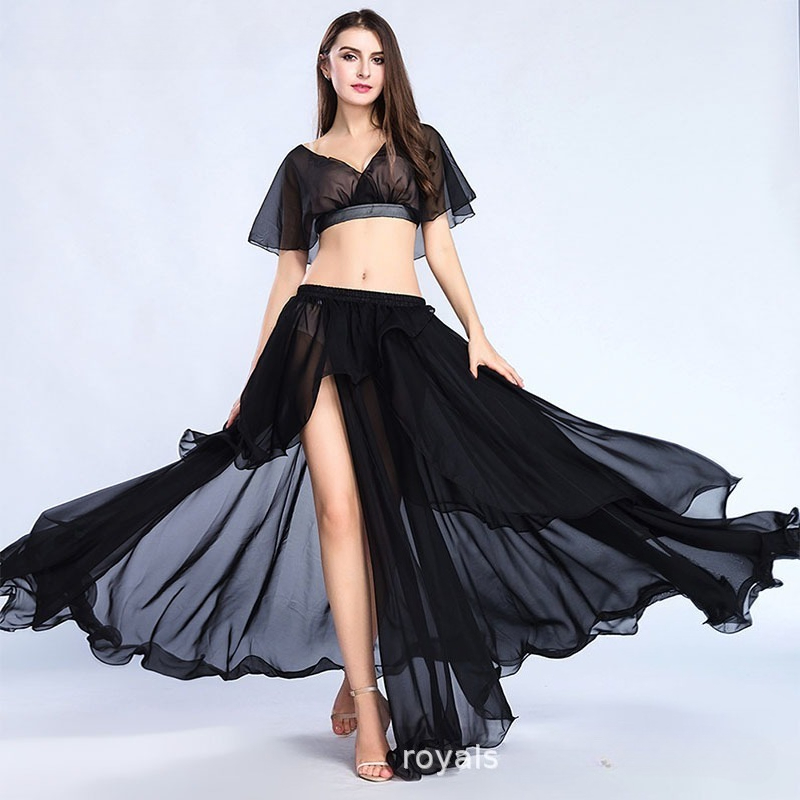 Costume de danse du ventre personnalisé, tenue d'entraînement pour femmes, tenue de performance sexy haut de gamme, costume de danse orientale féerique, vêtements de danse