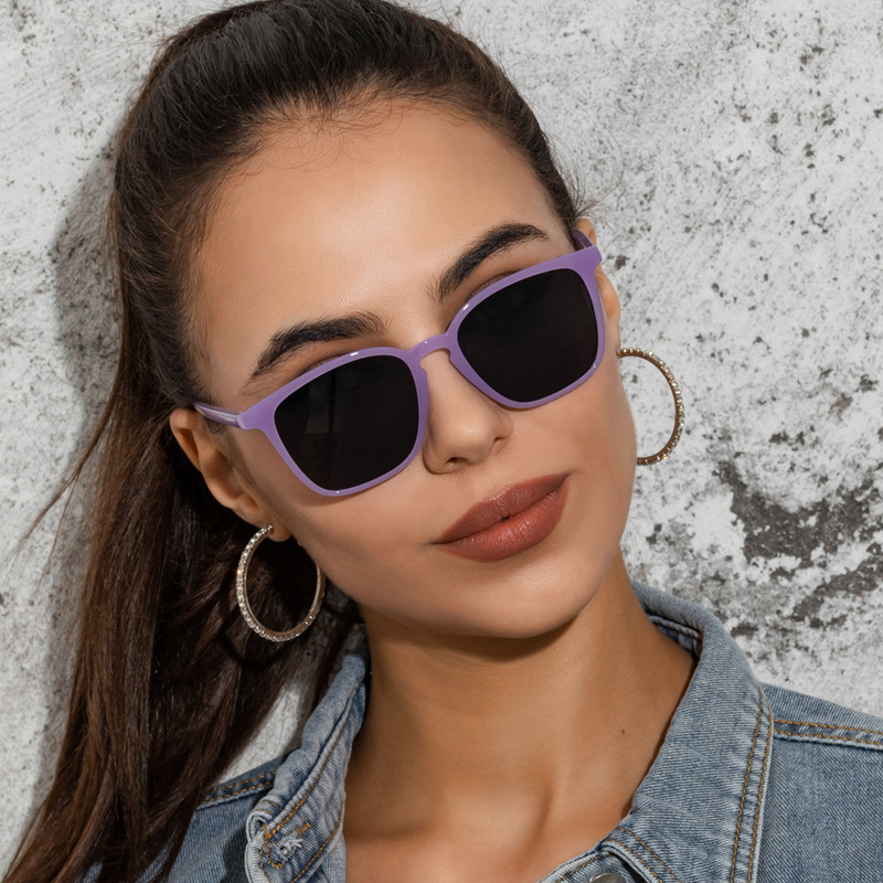 Lunettes de soleil carrées vintage tendance pour femmes, lunettes de soleil de marque de luxe, lunettes de soleil rétro pour femmes, lunettes de soleil UV400