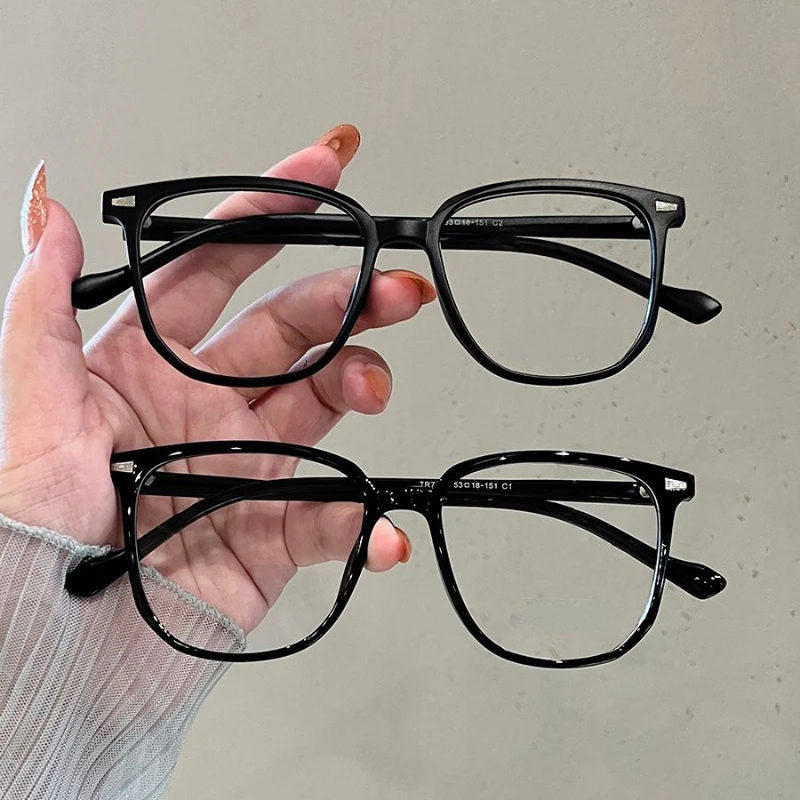 Nouvelle mode Anti-rayon bleu femmes myopie lunettes rétro hommes lunettes tendance fini optique lunettes d'ordinateur dioptrie 0 à-4.0