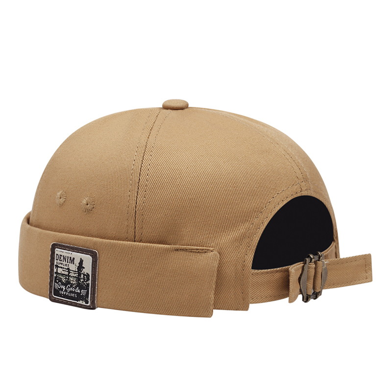 Chapeau court à la mode pour femmes, tendance, nouveau chapeau rétro sans bords en peau de Melon, chapeau polyvalent pour hommes, casquette Hip Hop de rue sans visière