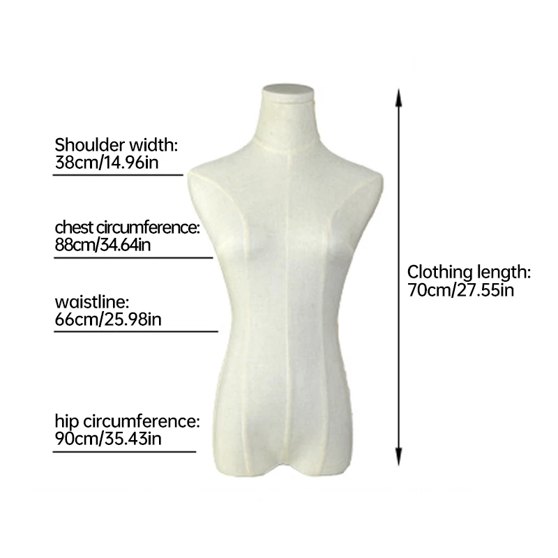 Housse de mannequin en velours pour femme, housse de présentation pour robe de mariée, housse de rechange en tissu pour magasins de robes de mariée, chemise de présentation pour robe