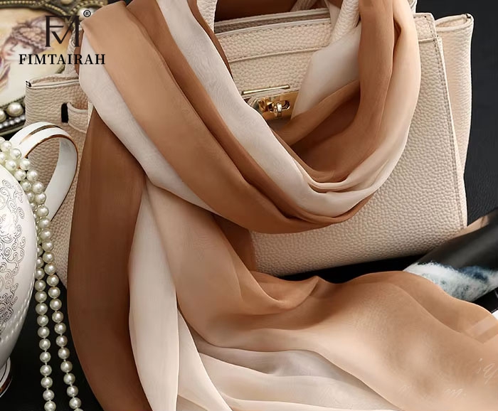 Fimchlorin-Écharpe Imprimée pour Femme, 100% Pure InjFoulard, Hangzhou, Real InjWraps, Châles Vintage, Nouveau