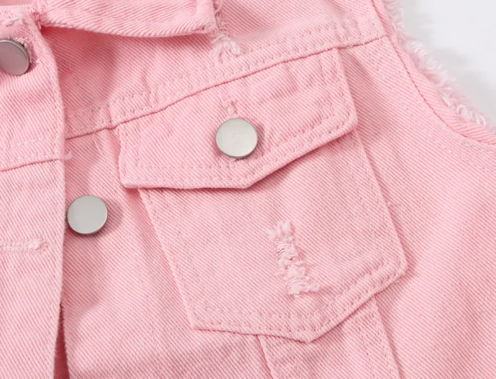Gilet en jean pour femmes, veste de printemps, Streetwear, vêtements pour femmes, manteaux d'automne, vêtements de mode décontractés, Vintage, élégants, sans manches
