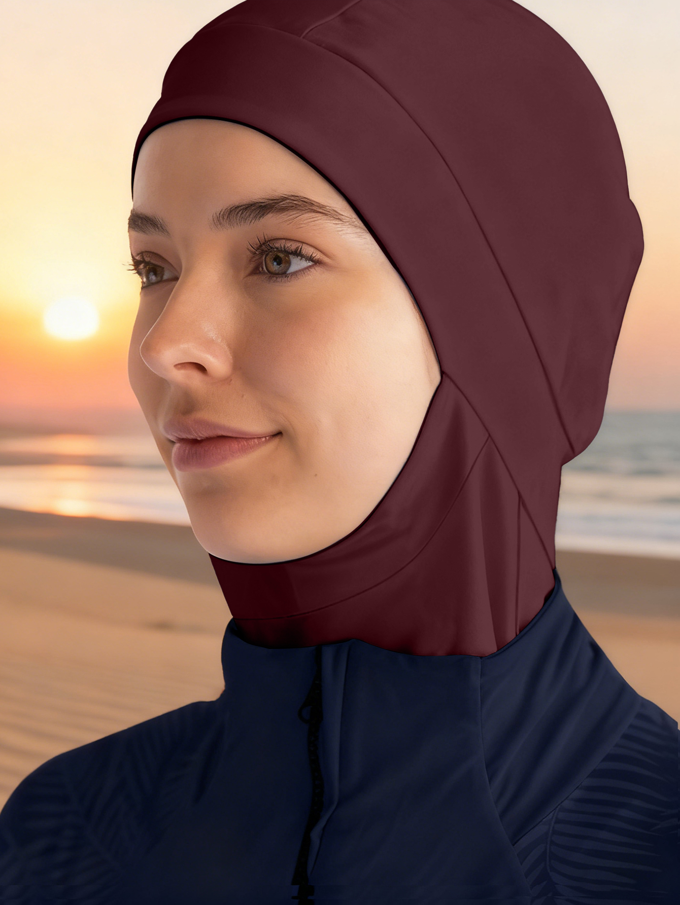 Le nouveau foulard musulman pour femme est étroitement compatible avec différentes circonférences de la tête (avec plusieurs options de couleurs)