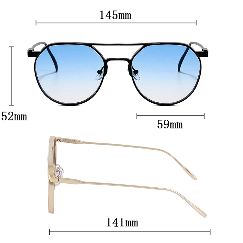 Lunettes De soleil en métal lourd pour hommes lunettes De soleil rondes Steampunk femmes à la mode Luxe Punk lunettes De mode Gafas De Sol Hombre Zonnebril
