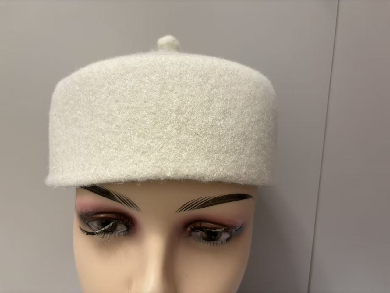 Chapeaux ethniques africains pour hommes, 100% feutre de laine, blancs et rouges, chapeaux de travail, chapeaux fedora pour tous les jours, chapeau épais de haute qualité, grande taille