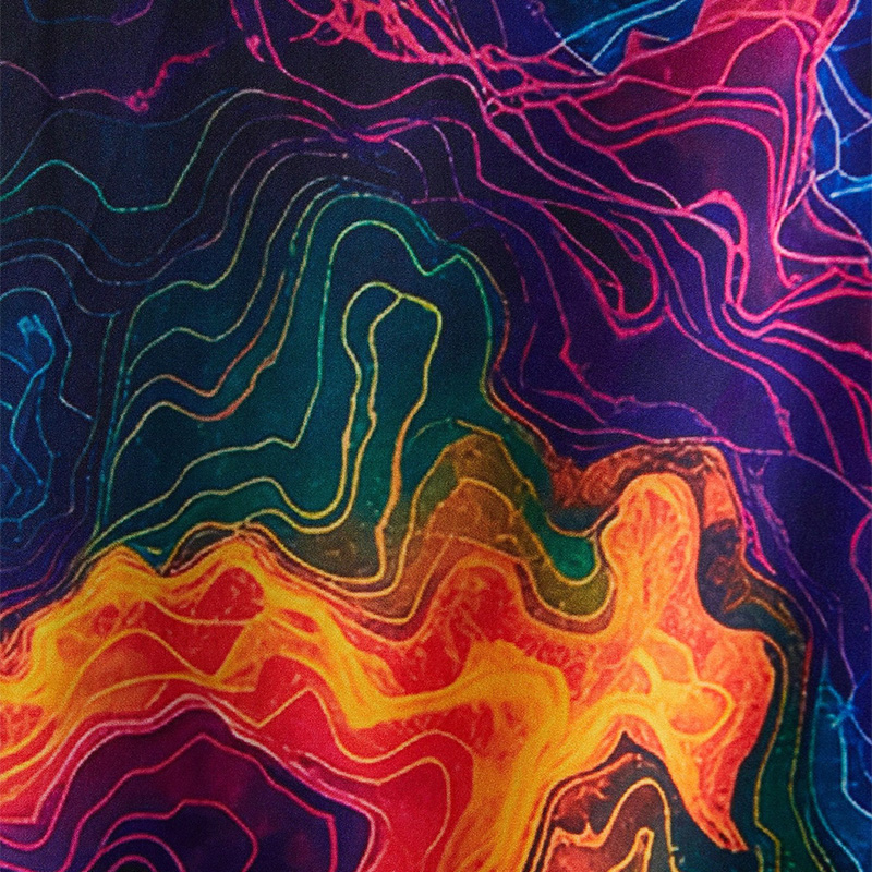 Style japonais à la mode unisexe haut de gamme Tie-Dye coloré 3D imprimé une pièce Robe Kimono été grande taille ample plage maillot de bain couverture