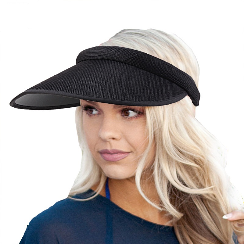 Visières de soleil pour femmes, chapeaux de mode en faux lin pour femmes, visières de sport pour femmes