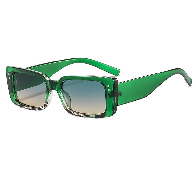 Lunettes de soleil rectangulaires pour femmes, Vintage, marque de styliste, carrées, UV400 Oculos