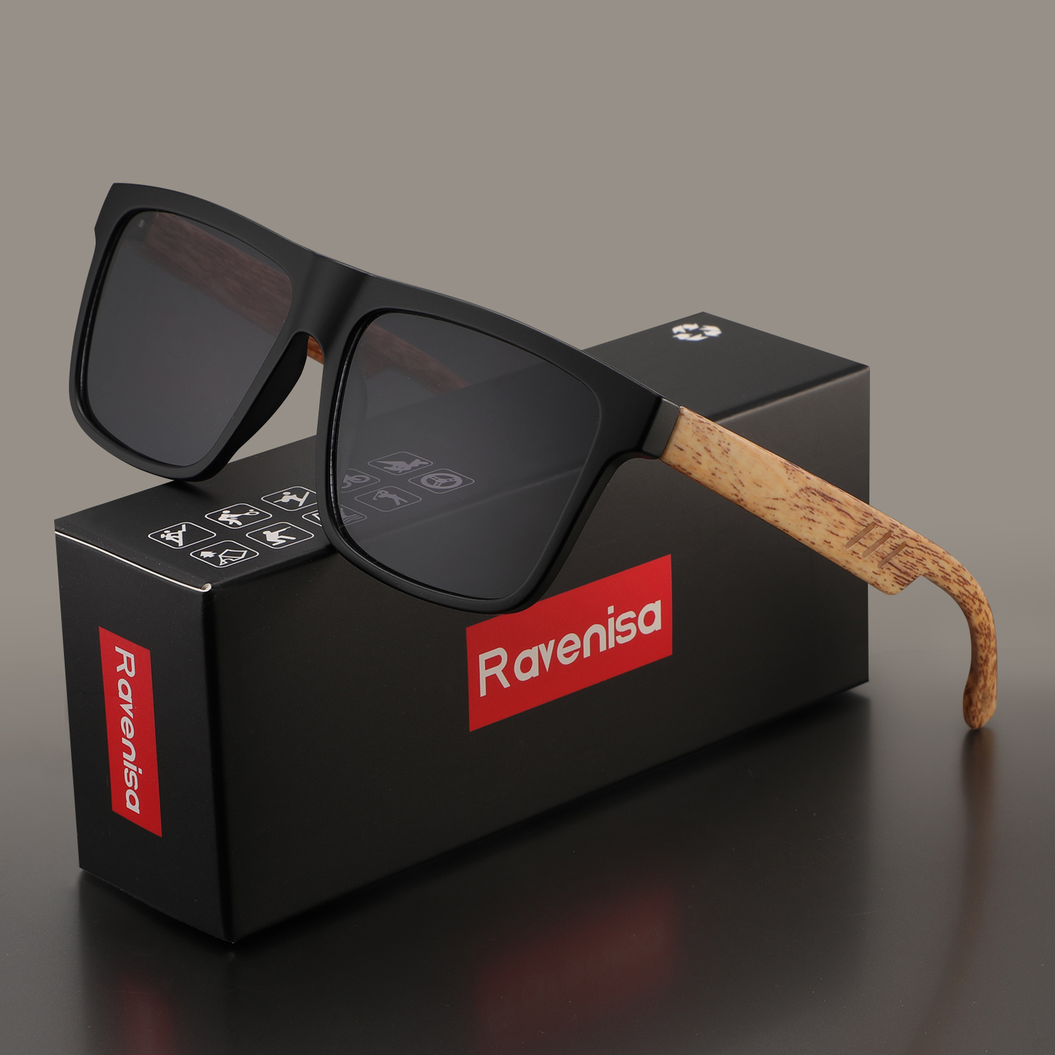 Mode Vintage carré cadre carré lunettes de soleil hommes femmes pêche conduite homme marque de luxe concepteur lunettes de soleil UV400 lunettes