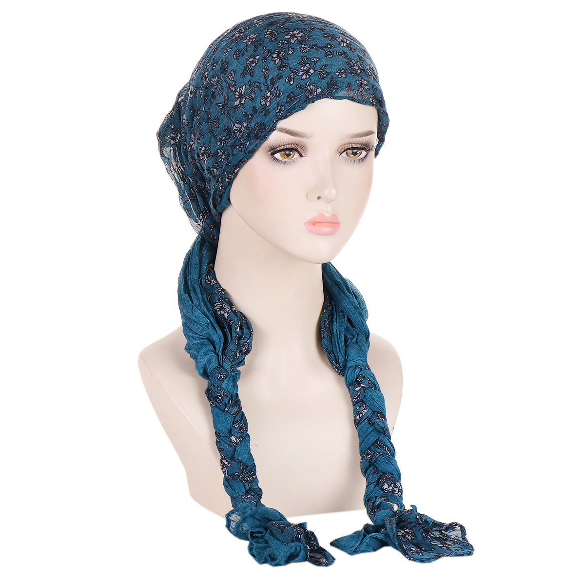Musulman intérieur Hijab Turban femmes pré-attaché longue queue foulard enveloppement chimio casquette bonnets Bonnet foulard extensible chapeaux chapeau Mujer