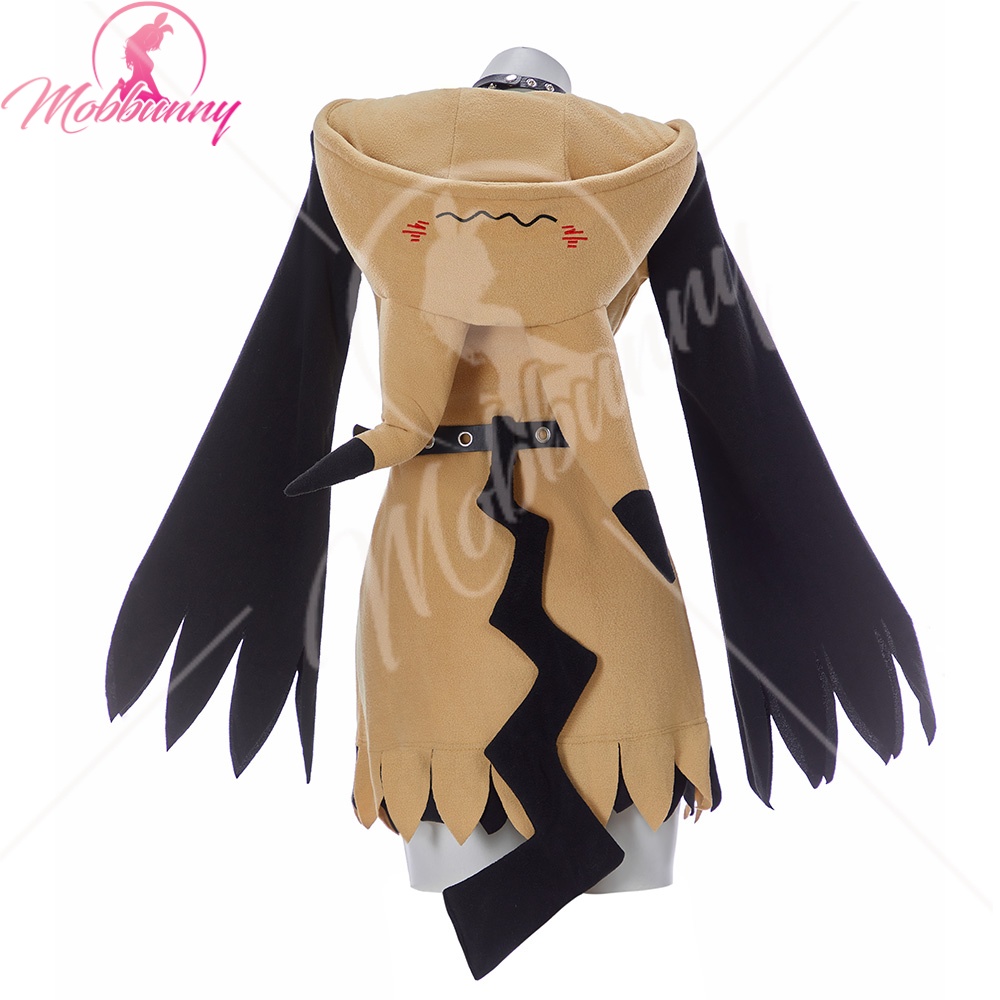 Robe de pyjama pour femme Mobbunny, inspirée de l'anime, avec capuche kawaii, vêtement d'intérieur, tenue de nuit, costume de cosplay avec ceinture et queue
