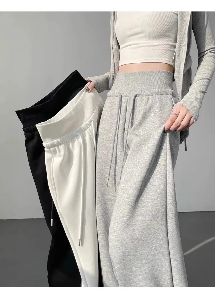 Pantalon Palazzo Élégant pour Femme, Coupe Évasée Large, Taille Haute, Style OL, Idéal pour le Travail