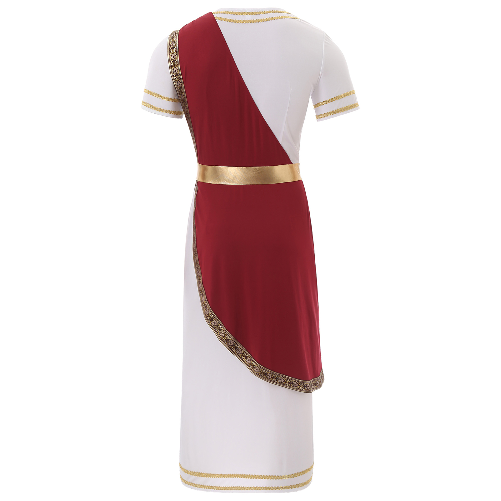 Tunique empereur romain pour hommes, Robe à manches courtes, Costume de dieu grec, Halloween, Cosplay, gladiateur, chevalier médiéval, guerrier, tenues de Cosplay