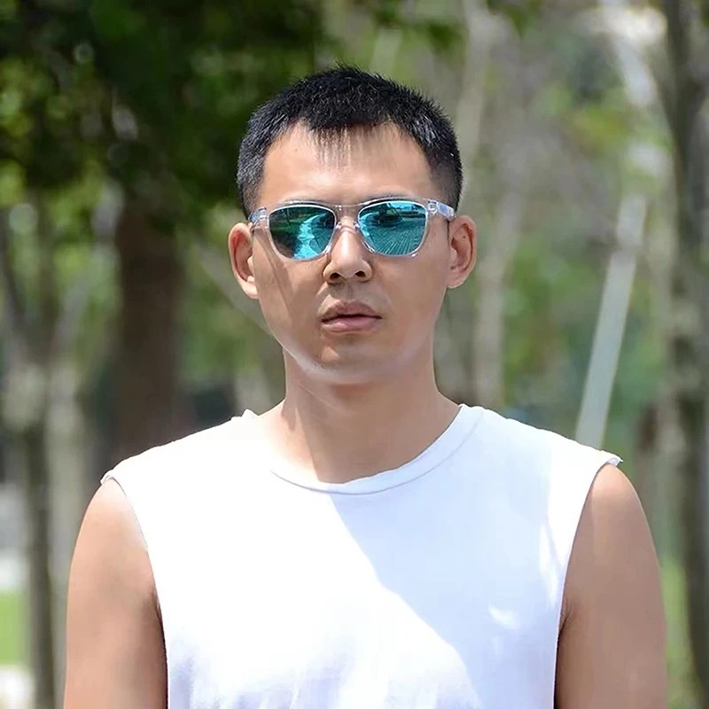 Lunettes de soleil pour homme, anti-UV, verres avec revêtement, lunettes de soleil pour la conduite, la pêche, protection UV, lunettes de sport d'extérieur, neuves