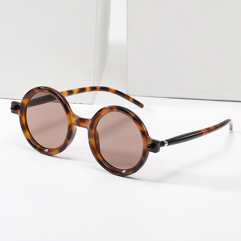Lunettes de soleil rondes rétro classiques pour hommes et femmes, marque de luxe, style vintage punk, lunettes de soleil pour hommes, mode noire, lunettes de conduite