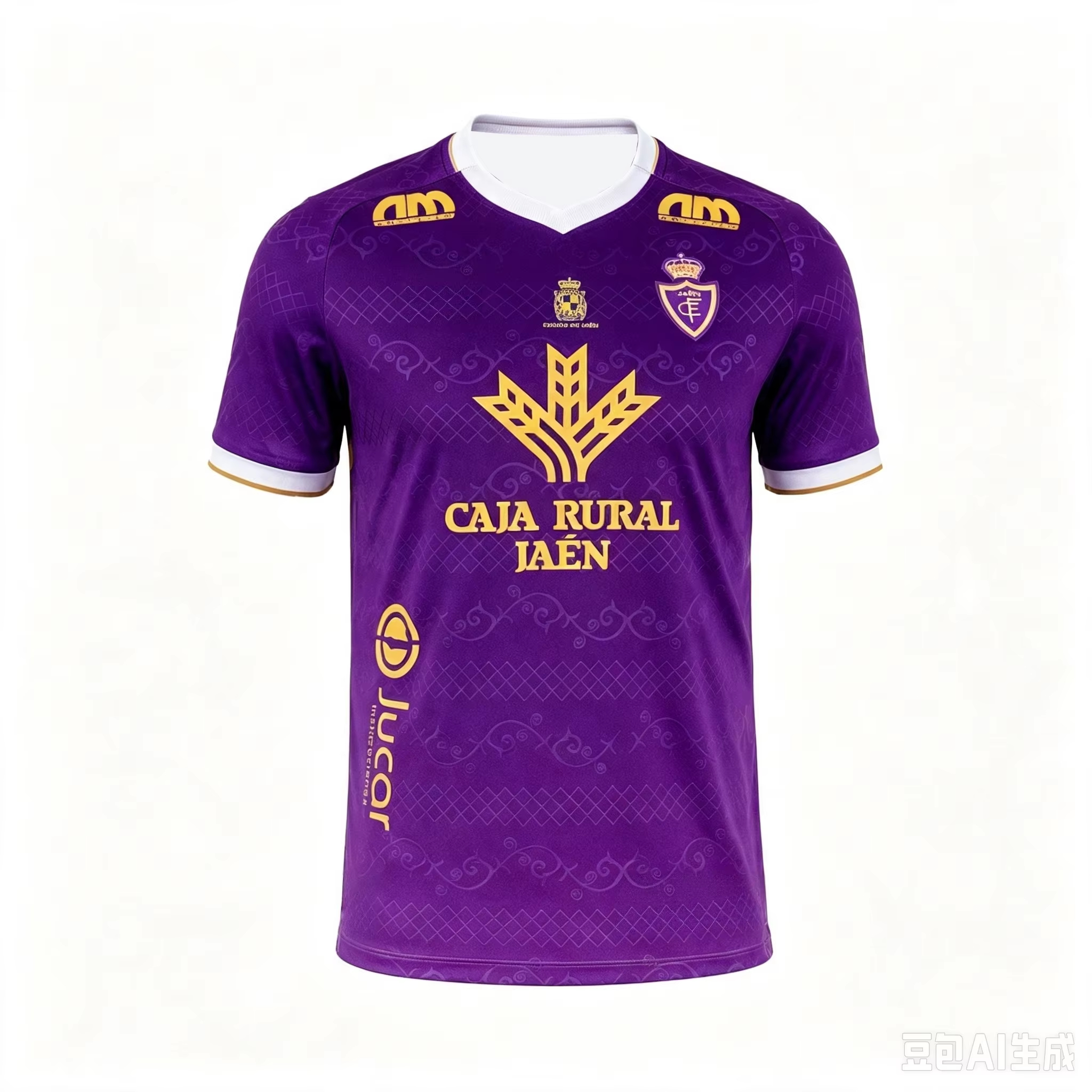 Maillot de football Real Jaén Saison 2026/27, pour Hommes et Femmes, Ventes Flash Été, Sweat-shirt de Sport 3D Respirant à Séchage Rapide pour l'Entraînement