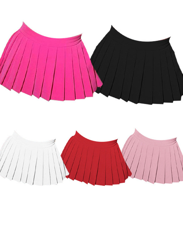 Jupe longue plissée Sexy jupe Ultra courte plissée JK douce mode coréenne femmes rouge rose 2025 nouvelles jupes discothèque fille P59N