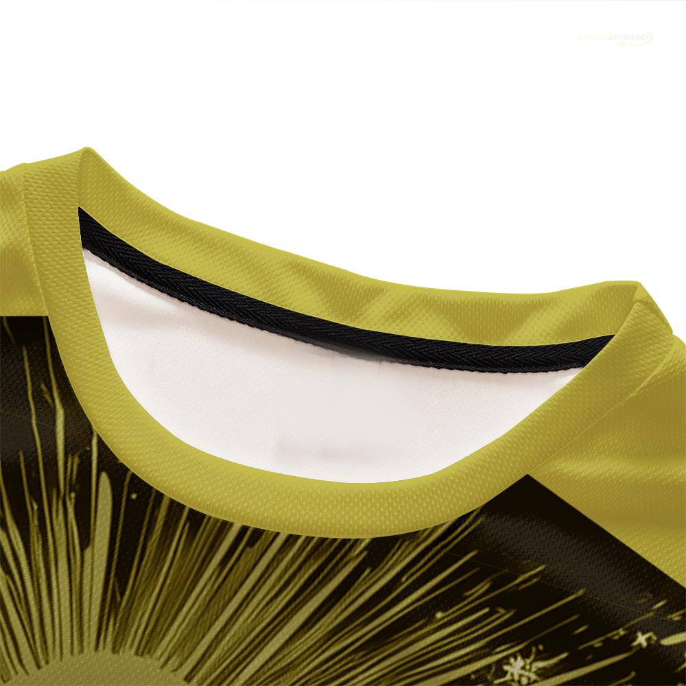 Maillot de football imprimé Jésus Brésil 2026 – Nouveau haut d'entraînement de football d'été pour adultes et enfants – T-shirt respirant et à séchage rapide pour l'extérieur