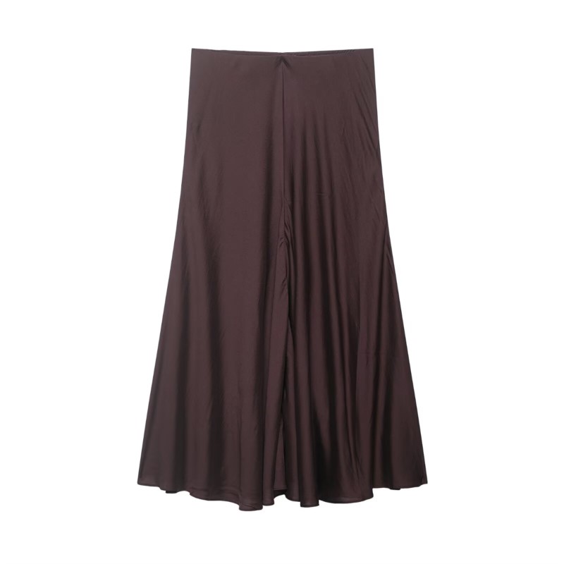 Jupes pour femmes Printemps-Été 2026 – Jupe évasée élégante à taille élastique, coupe trapèze, taille haute, décontractée