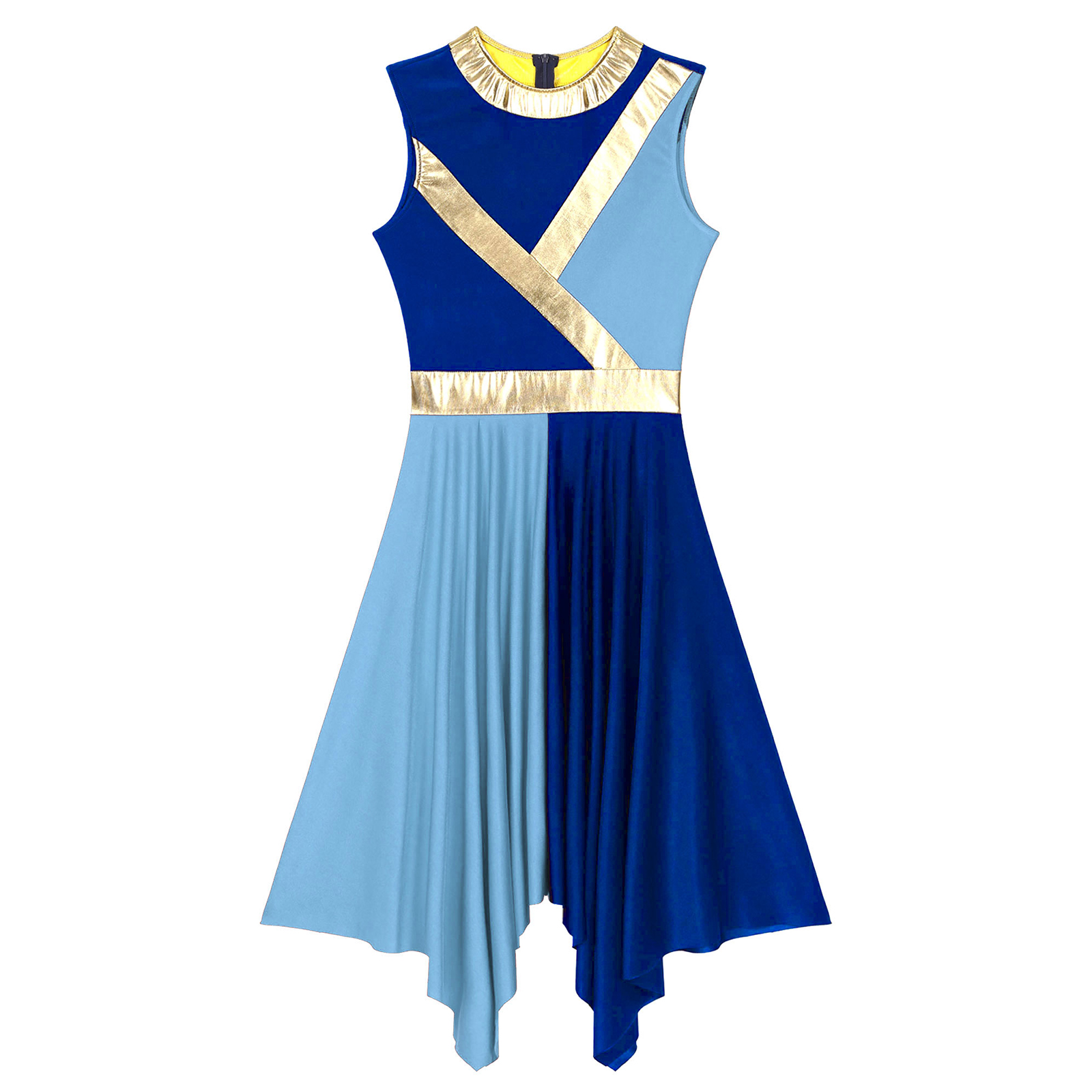 Robe de danse lyrique Moden pour femmes, robe de danse à manches longues, robe de danse de louange liturgique, costume de culte tunique
