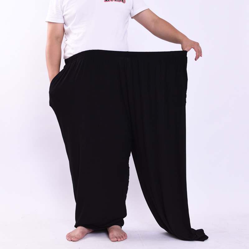 Grand pantalon homme 260KG grande taille 15XL 16XL ample stretch grande taille 66 60 62 été pantalons décontractés noir 50 52 54 56 58