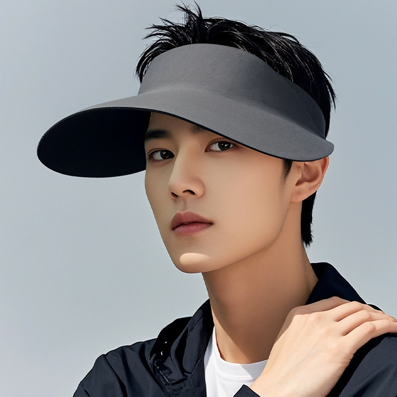 Chapeau à visière pour hommes avec tête surdimensionnée pour les Sports de plein air d'été voyage plage nouveau pare-soleil respirant chapeau de soleil pliant
