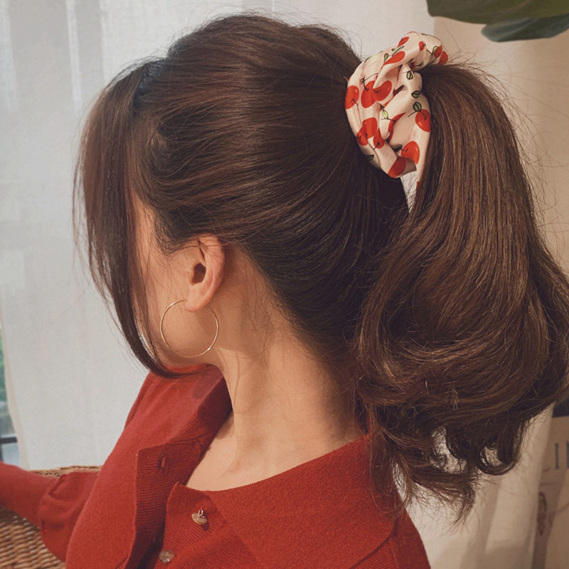 Chouchous en soie 100% pour femmes, attaches de cheveux élastiques de luxe, petite taille Standard, porte-queue de cheval, doux et sans blessure